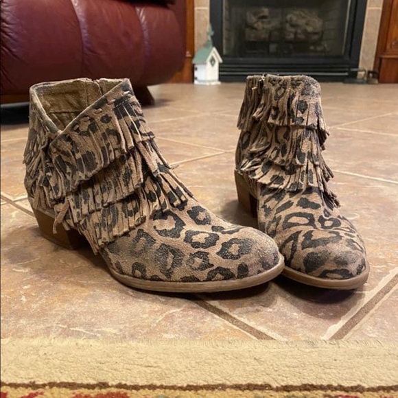 naughty monkey leopard boots